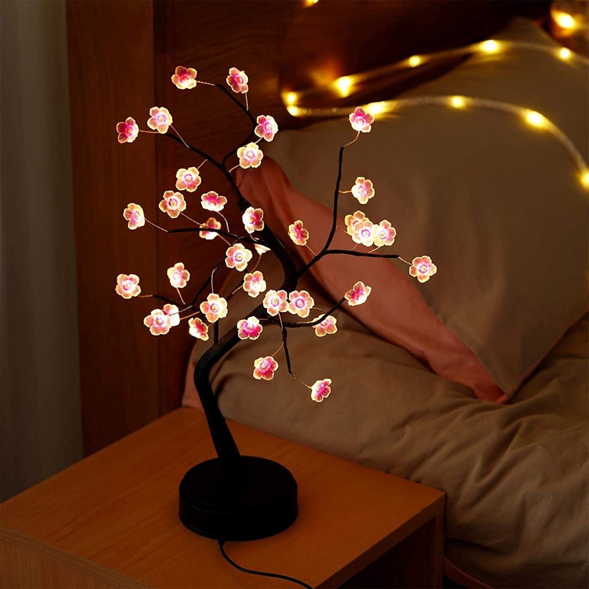 36 Plum Blossom Bonsai Tree Lamp - Image 3