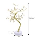 36 Light Gold Leaf Pearl Tree Lamp - Image 4