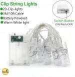 Photo Clip String Light – Battery Powered - Image 3