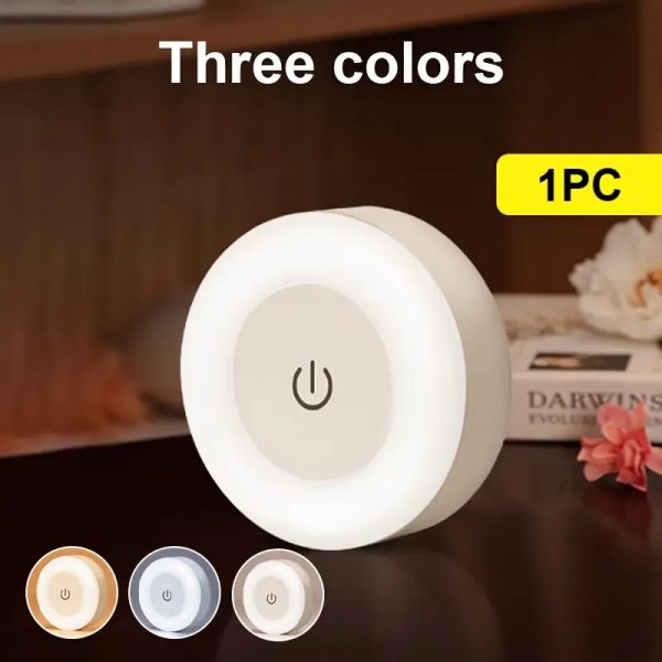 Rechargeable Three Color Tap Light