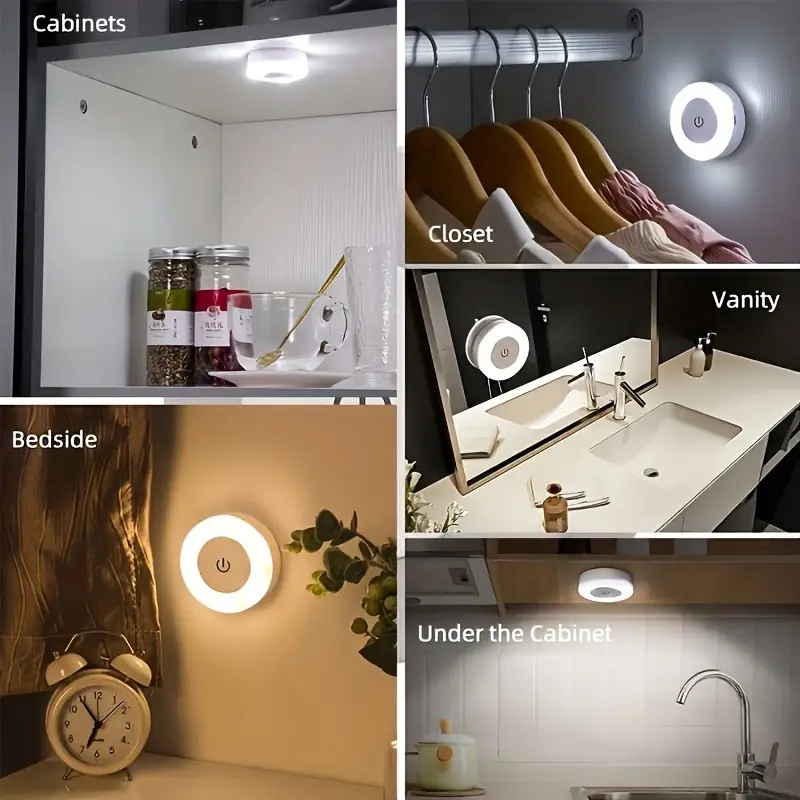 Rechargeable-Tap-Light-4 Rechargeable Three Color Tap Light - Image 4