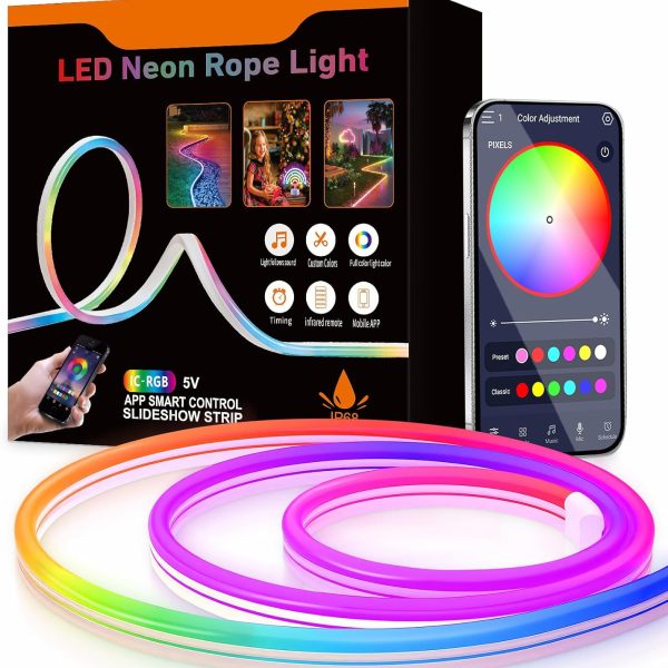 ✨ 32.8ft LED Neon Strip Light RGB ✨