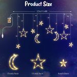 ⭐🌙 Star & Moon String Lights – Warm White Fairy Light 🌙⭐ - Image 3