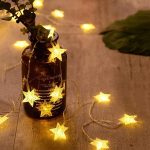 ⭐ 20 LED Star String Lights – Warm White Fairy Lights ⭐