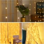 ✨ HOME LIGHTING Window Curtain String Lights – 300 LED Fairy Lights (Warm White) ✨ - Image 6